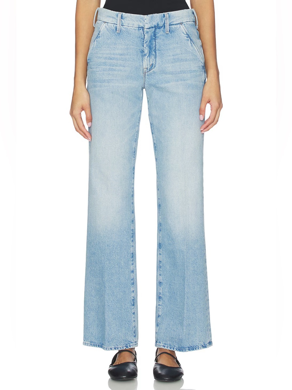 MOTHER Superior Denim The Bookie Prep Sneak Jeans in This Is How I Roll Size 27